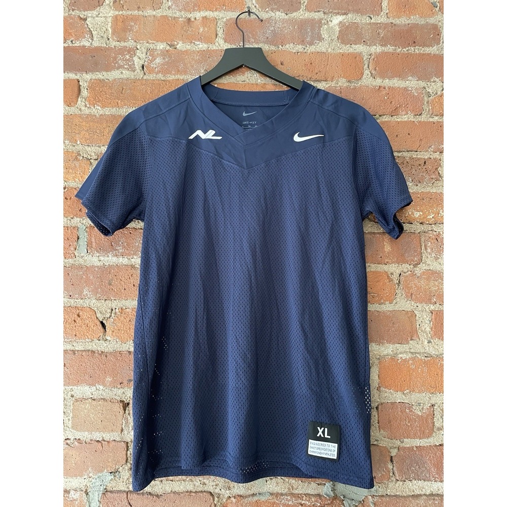 Nike Mesh Flag Football Jersey Youth Boy's XL navy blue 854859 Dri-Fit NL‎